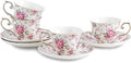 Agyiuns tea cups and saucers ceramic coffee mug 6oz by Agyiuns