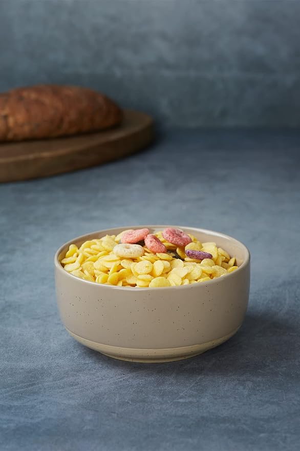 famiware Milkyway Cereal Bowl, Soup Bowls for 6, 25 Ounce Bowls Set for Kitchen, Bowl Set for Cereal Soup Rice Pasta Salad Oatmeal, Cinnamon Brown