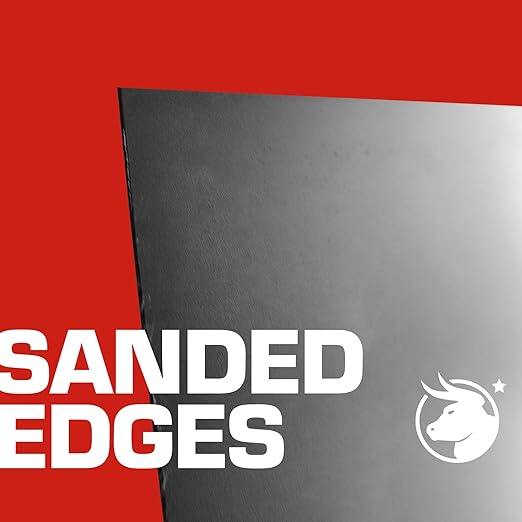 16-Gauge Mild CRS Steel Sheet - Formable, Weldable, Magnetic, Smooth Surface - Industrial-Grade Metal Plate for DIY Projects, Fabrication, and More. (5, .060 x 12 x 12)