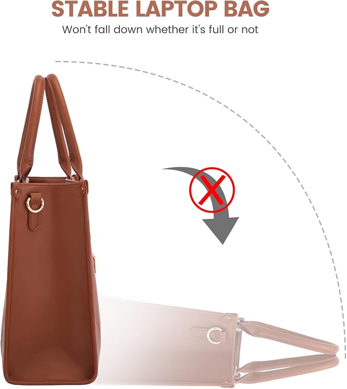 LOVEVOOK Laptop Bag for Women 15.6 lnch, Waterproof Laptops Tote Bags for Womens - Image 8
