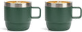 Zenbo 6 oz Espresso Mug with Handle, Ceramic-Lined 18/8 Stainless Steel | by Zenbo