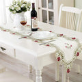 LeLehome 15 Inch X 77 Inch Table Runner, Classic Flowers Embroidery Vintage by LeLehome