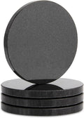 Natural Marble Coasters Set of 4, 4 inch Round Stone Coasters by Unknown
