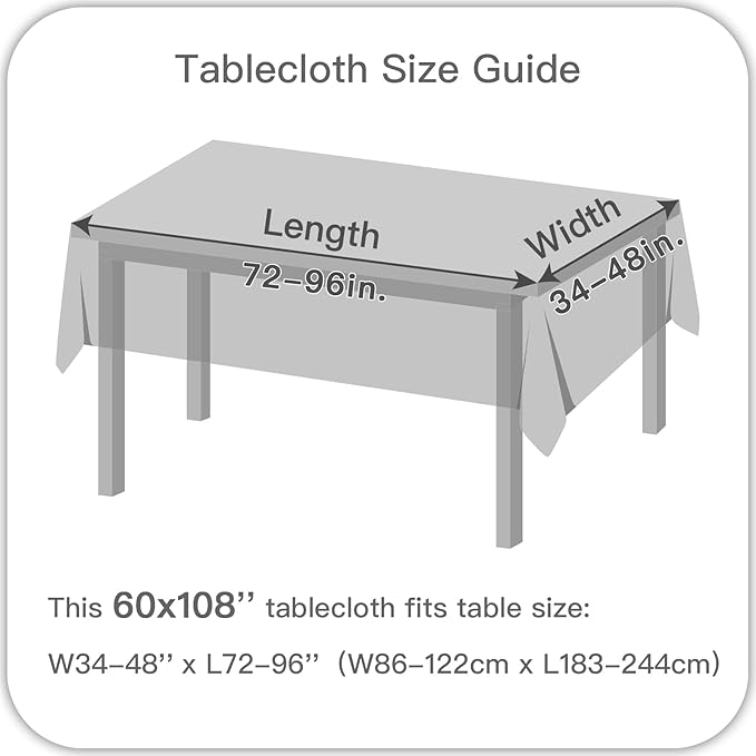 maxmill Weaved Texture Tablecloth Water Resistance Antiwrinkle Spillproof Soft Washable Christmas Table Cloth for Dining Room, Banquet Parties Holiday Dinner, Rectangle 60 x 108 Inch, Red