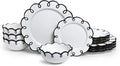 Sango 12-Piece Stoneware Dinnerware Set by Sango