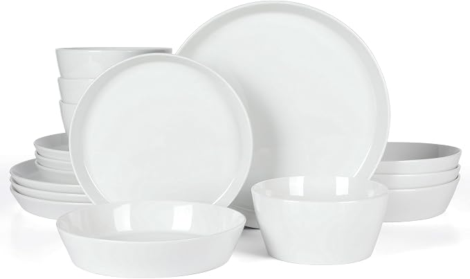 Martha Stewart Selma Chip & Scratch Resistant Dinnerware Set Service by MarthaStewart