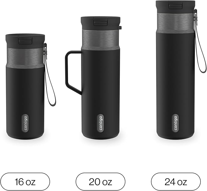 Contigo SnapSeal 16 oz Stainless Steel Vacuum-Insulated Water Bottle - Image 4