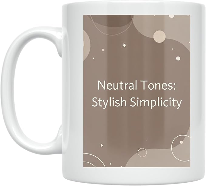 Minimalist Coffee Mug by Unknown