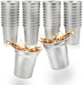 80 Pack 16 oz Aluminum Party Cups, Metal Cups Reusable Aluminum Drinking Cups by Unknown