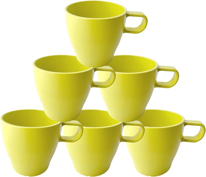 10 oz Coffee cups Eco-Friendly, Shatter-Resistant Mug by GESHUPOR