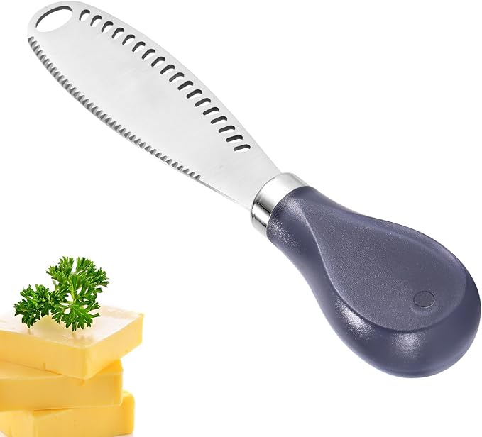 3 in 1 Stainless Steel Butter Knife, Spreader Slicer by LemonBest
