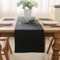 2 Piece Fabric in 1 Dinning Table Runner 12 x 72 Inches Farmhouse Kitchen by NATUS+WEAVER