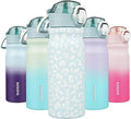 BJPKPK 18 oz Water Bottle with Straw & Handle, Insulated Stainless Flask | Leak by BJPKPK