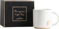 COLLECTIVE HOME Ceramic Coffee Mug, 15 oz Monogram Cup by COLLECTIVEHOME