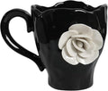 Ceramic Cute Coffee Cups, Handmade Flower Tea Mugs, Gifts by Unknown
