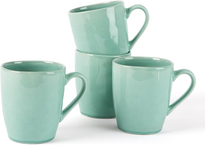 famiware Aurora Coffee Mugs, 14oz Mug Set of 4, Stoneware Mug, Cups by Famiware