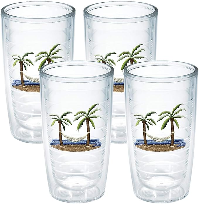 Tervis Palm Tree & Hammock Scene Made in USA Double Walled Insulated Tumbler by TervisTumblerCompany