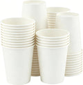 8 oz 50 Pack Disposable Paper Cups, Heavy Duty Thickened Coffee Cups, Leakproof by COOLCAP