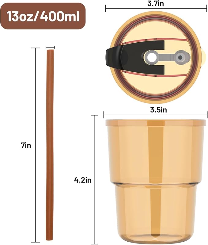 Luxfuel 13oz Tumbler Water Glass Cups - Image 2