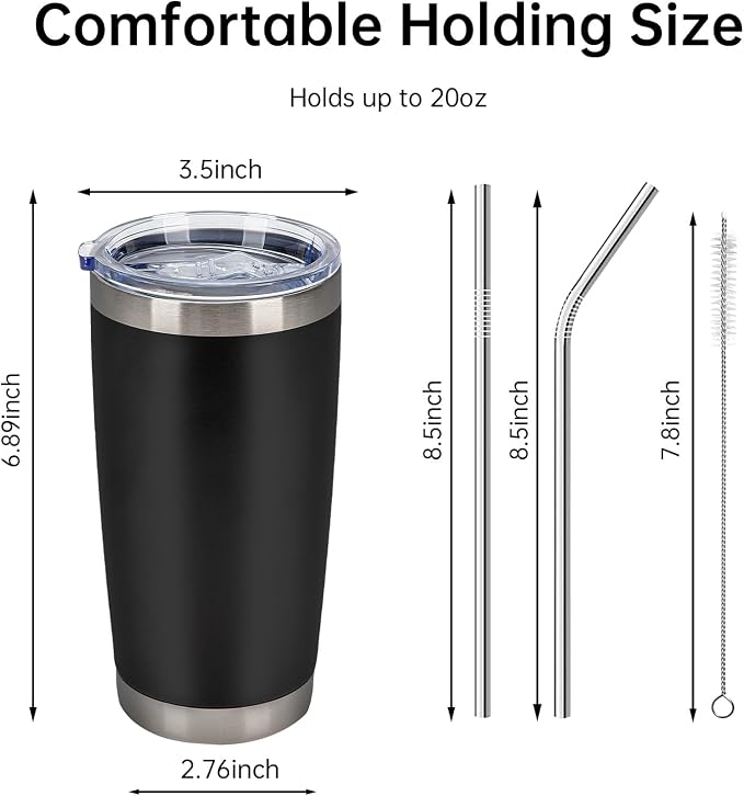 IEOVIEE 32 Pack 20oz Stainless Steel Insulated Bulk Tumblers - Image 3