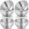 TeamFar Stainless Steel Bowls for Kids, 12oz Baby Toddler Bowls Set of 6 | by TeamFar