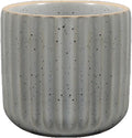 Vintage Ceramic Mug, Japanese Tea Cup 6oz Striped Cup No Handle Drinking Cup by Unknown