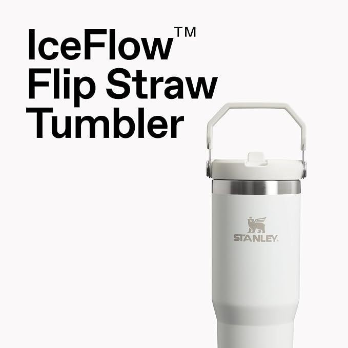 STANLEY IceFlow 2.0 Flip Straw Tumbler, 14 oz, Dark Navy | Easy Carry Handle | - Image 4