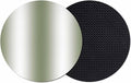 Ombre Seaweed Green Coasters Set of 2, Modern Minimalist Geometric Gradient by PIEPLE
