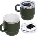 Zenbo 8 oz Stackable Coffee Mugs by Zenbo