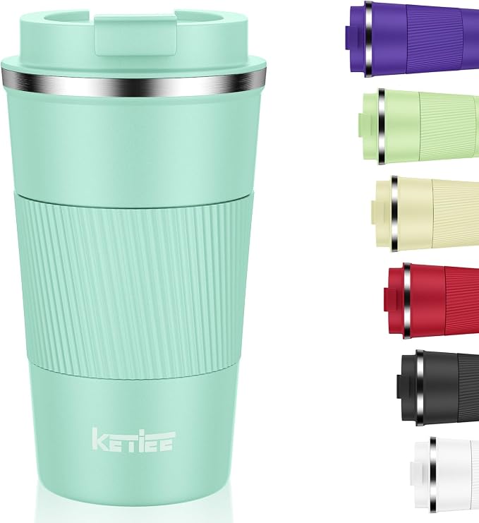 KETIEE 12oz Coffee Mug: Vacuum Insulated Coffee Cup by KETIEE