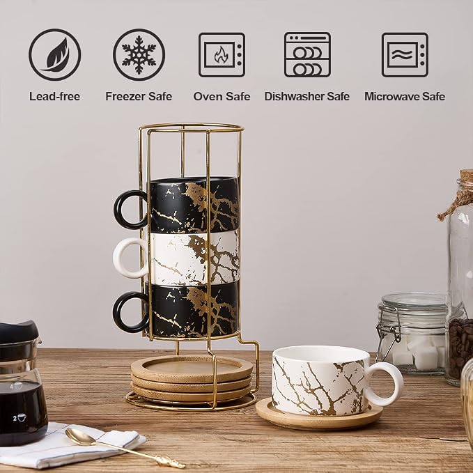 LUKA Porcelain Espresso Cup - Image 4