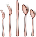 LIANYU 10-Piece Copper Silverware Set by LIANYU