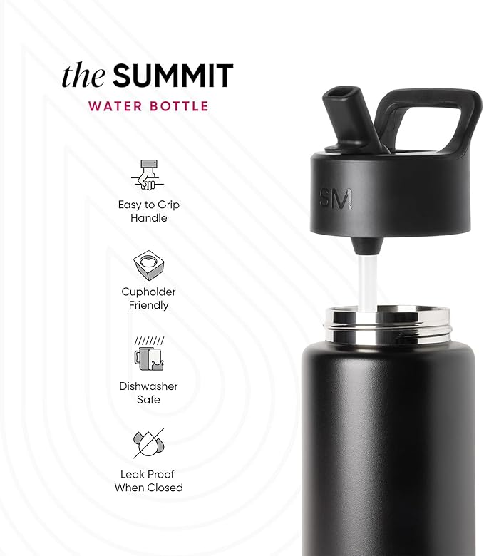 Simple Modern Kids Water Bottle & Toddler Cup | 14oz | Veggies | Insulated - Image 3