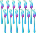 12 Pieces Dinner Fork, Stainless Steel Silverware Forks, 7.1 Inches Metal Fork by KitchenDining