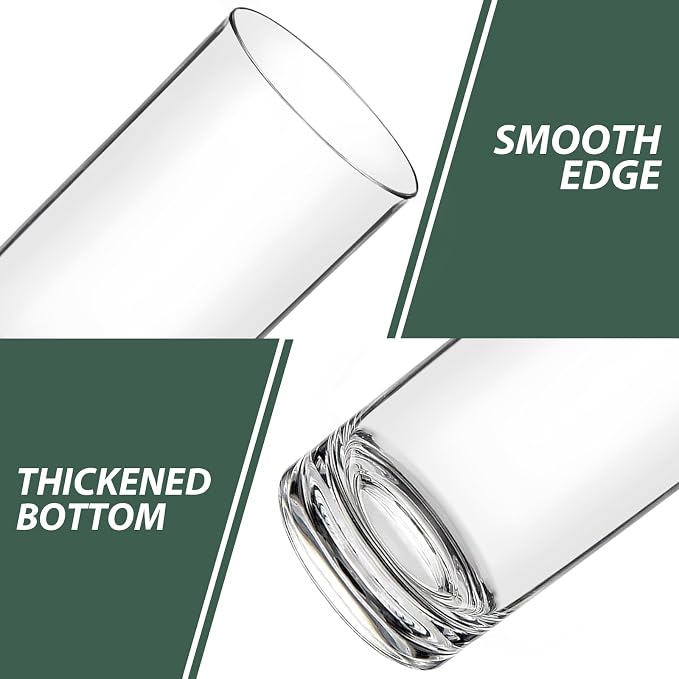 RLWY 17 Oz Acrylic Plastic Tumblers Set of 12, Shatterproof, Dishwasher-Safe - Image 7