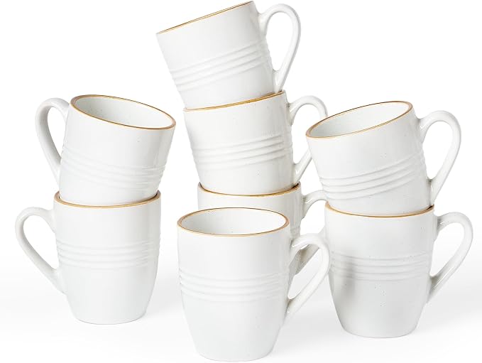 famiware Jupiter Coffee Mugs Set of 8, 13 oz Coffee Mug, Microwave and by Famiware