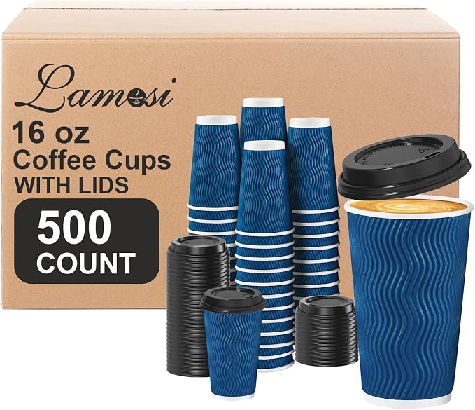 Lamosi 500 Pack Coffee Cups by BuyNow
