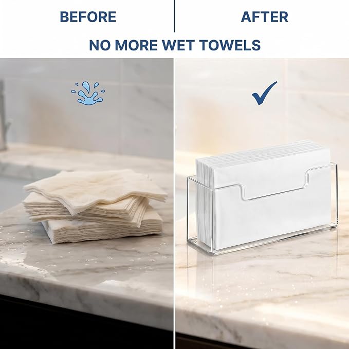 Acrylic Guest Towel Holder - Image 8