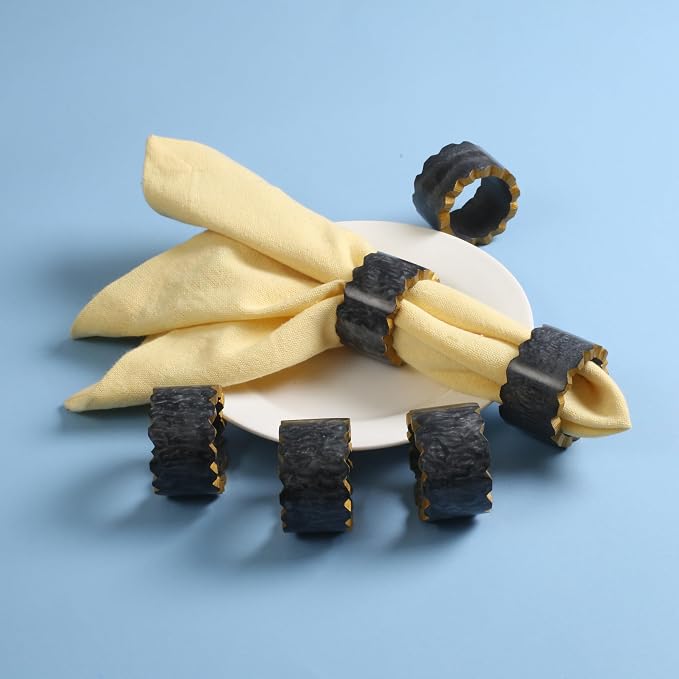 ALPHA Living HOME Epoxy Resin Napkin Rings - Image 3
