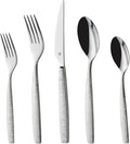Engraved Silverware Set for 16 | 18/10 Stainless Steel Flatware by DANIALLI