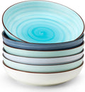 Sweese Pasta Bowls Set of 6, 30 Ounce Ceramic Salad Plates by Sweese