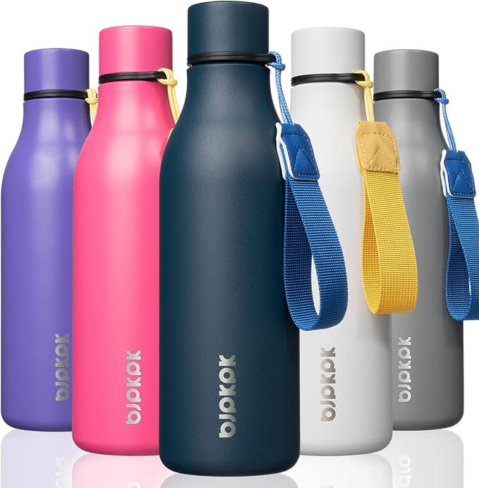 BJPKPK 18oz Insulated Water Bottle, Stainless Steel Bottle by BJPKPK