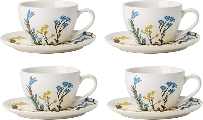 Lenox 898386 Wildflowers Tea Cup & Saucer by Lenox