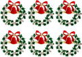 wonlex Christmas Napkin Rings Set of 6, Thanksgiving Day, Family Gatherings by wonlex