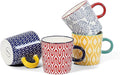 Selamica Ceramic 3.5 Oz Espresso Cups, Mini Coffee Cups by Selamica