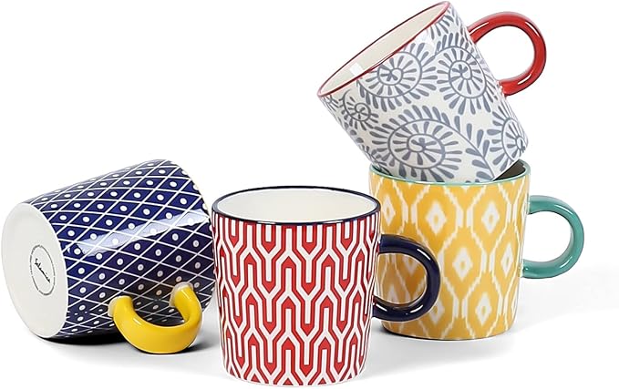 Selamica Ceramic 3.5 Oz Espresso Cups, Mini Coffee Cups - Image 8