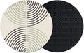 Modern Aesthetic Art Coasters Set of 2, Absorbent Coasters by Unknown