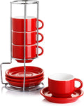 Sweese 4 Ounce Porcelain Stackable Espresso Cups by Sweese