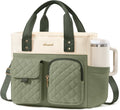 LOVEVOOK Insulated Lunch Bag for Women, Elegant Quilted Stitching Lunch Tote by LOVEVOOK