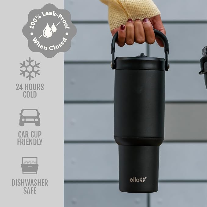 Ello Oasis Go+ 26oz Insulated Stainless Steel Tumbler - Image 4